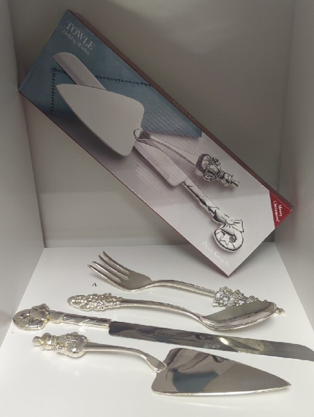 Vintage Christmas Silver Flatware Set - New In Box 🎅⛄🎄